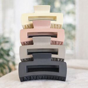 Multi-Color Hair Claw Clip Set